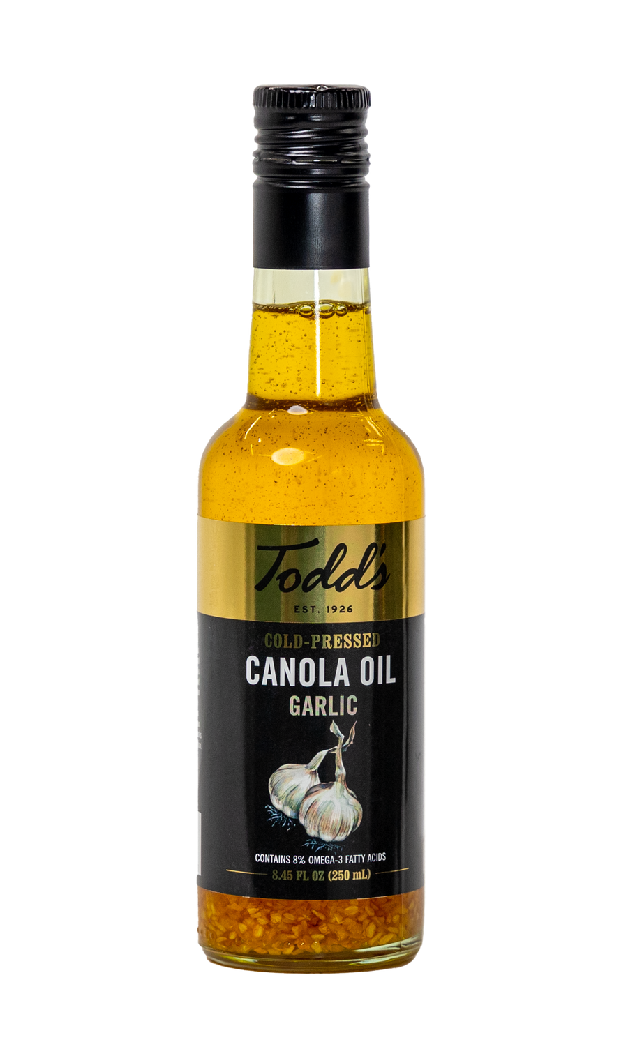 Todd's Cold-Pressed Garlic Canola Oil (8.45 oz)