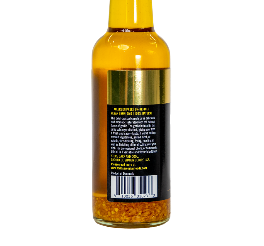 Todd's Cold-Pressed Garlic Canola Oil (8.45 oz)