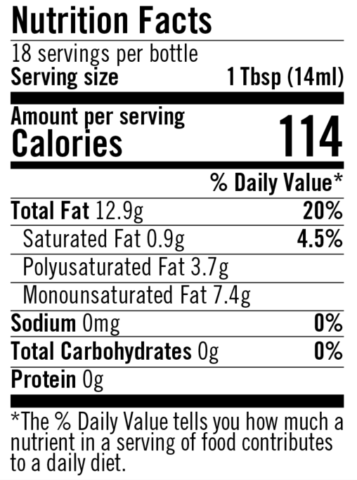 Cold-Pressed Chili Canola Oil, 8.45 OZ