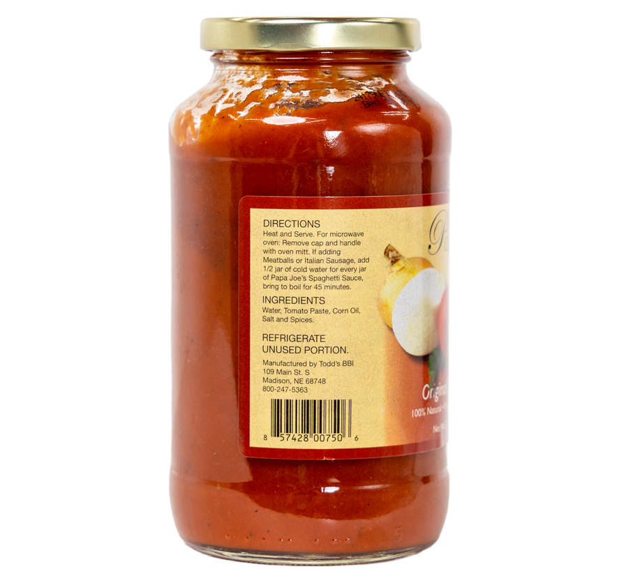 Papa Joe's Original Spaghetti Sauce (24 oz)
